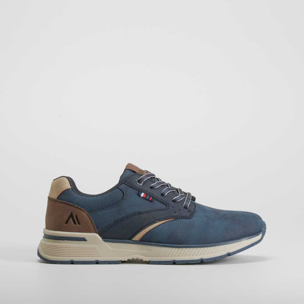 Zapato blucher casual azul marino SENDA ROAD - Talla: 45