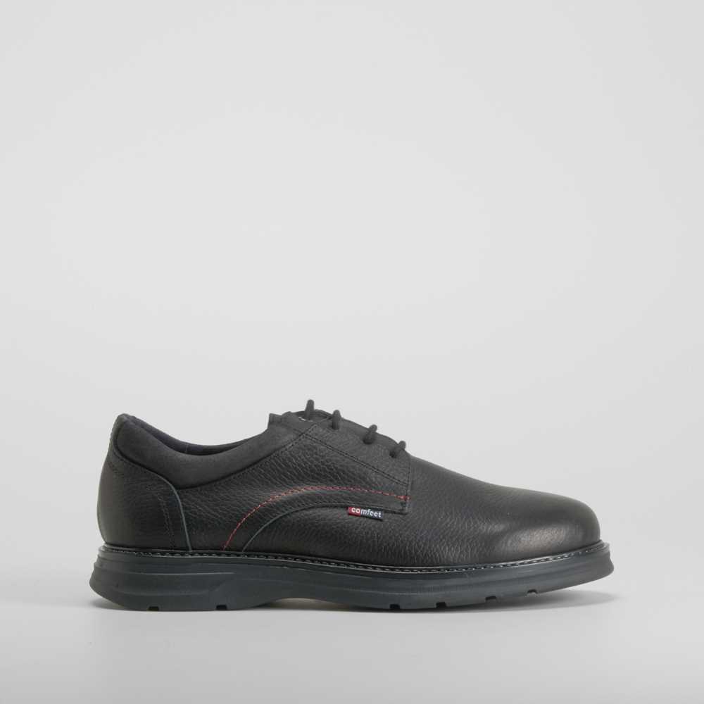 Zapato blucher piel negro COMFEET - Talla: 46