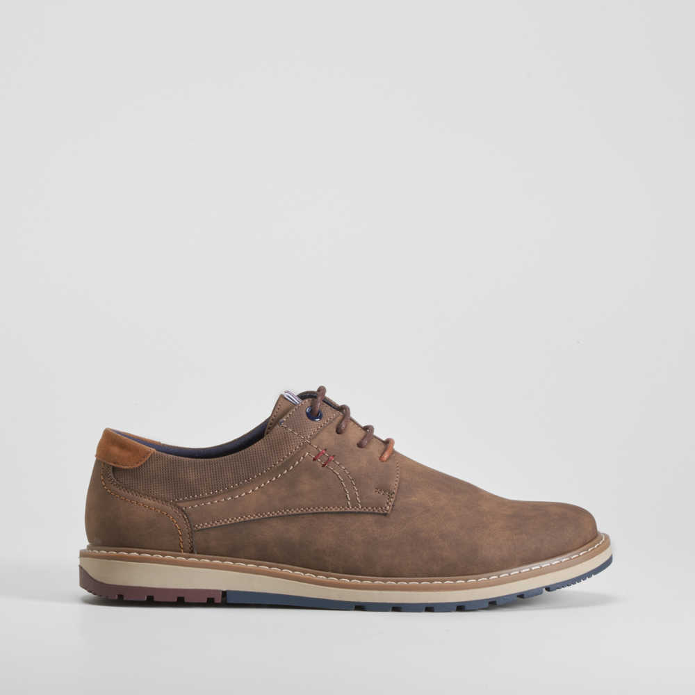 Zapato blucher piso tricolor marrón SENDA ROAD - Talla: 45