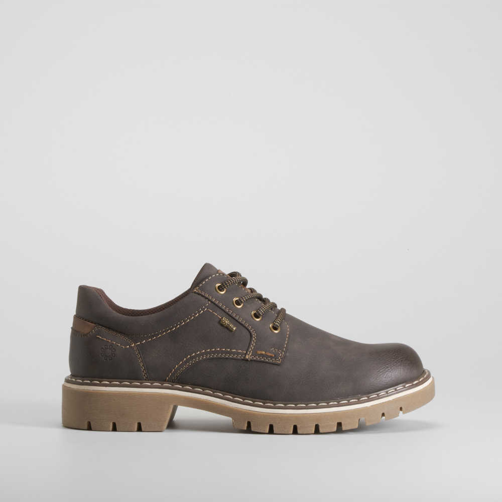 Zapato dentado marrón oscuro RELIFE - Talla: 45