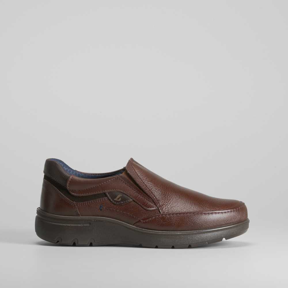 Zapato slip on básico de piel LUISETTI - Talla: 44