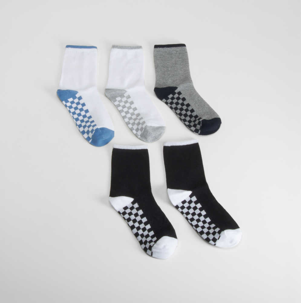 Pack 3 calcetines cuadros multicolor MERKAL - Color: MULTICOLOR
