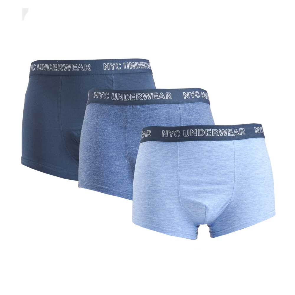 Pack x3 bóxers gamma azul caballero MKL - Color: MULTI AZUL