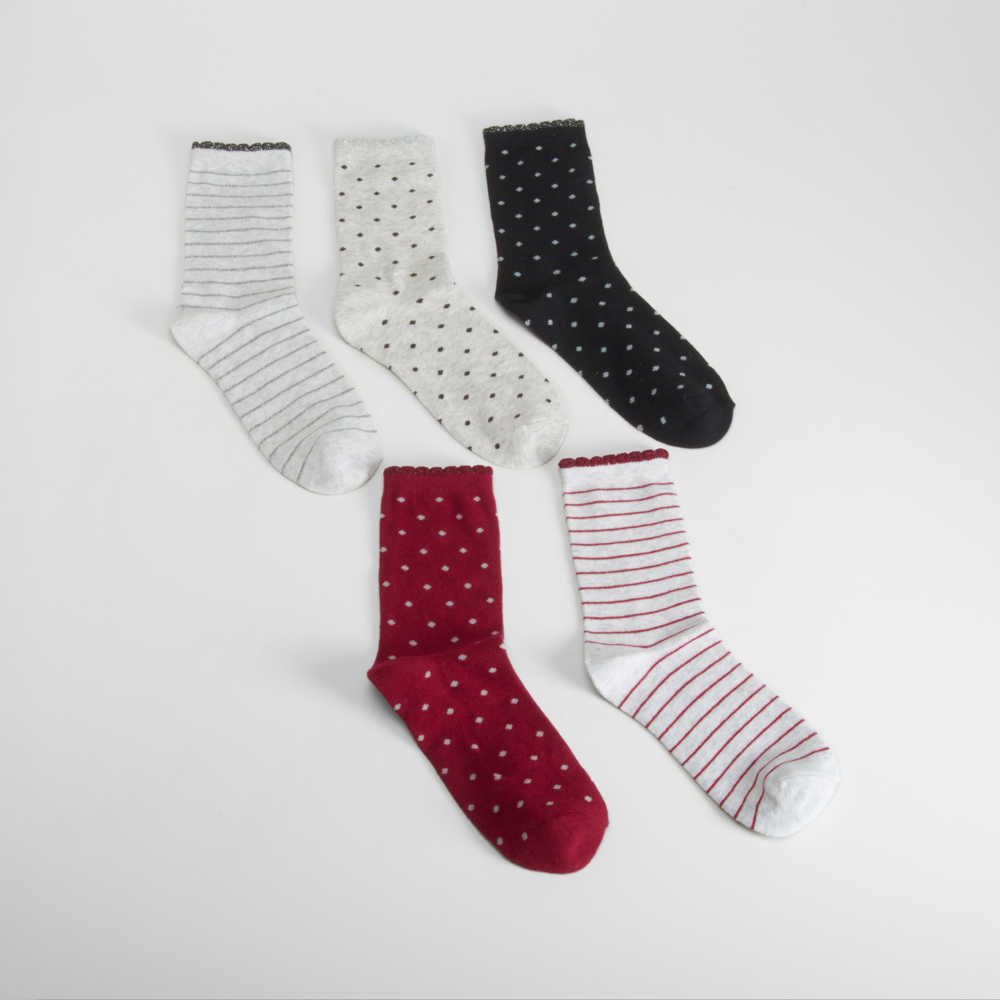 Pack 5 calcetines multicolor MERKAL - Color: MULTICOLOR