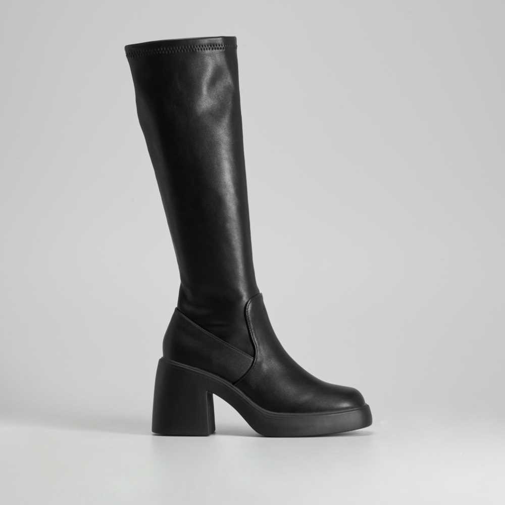 Bota de tacón negra NYC - Talla: 41