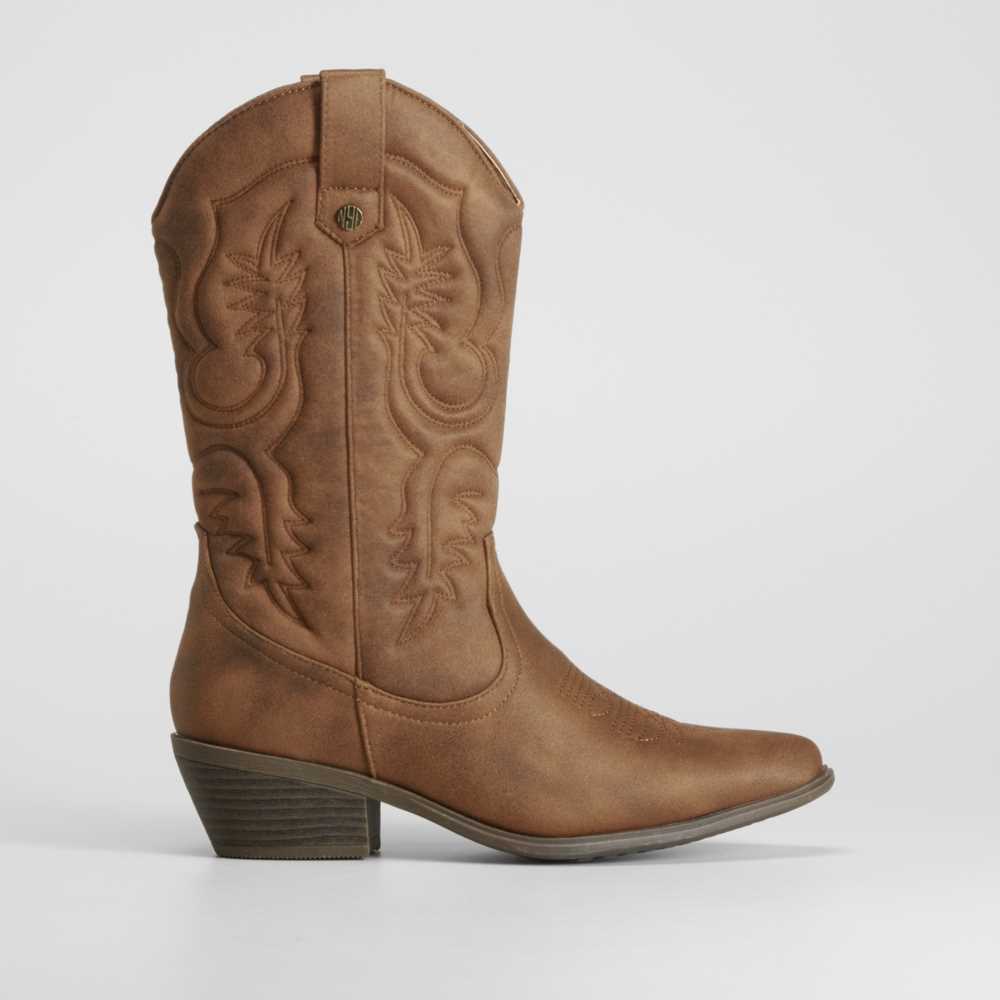 Bota campera alta tacón NYC - Talla: 40