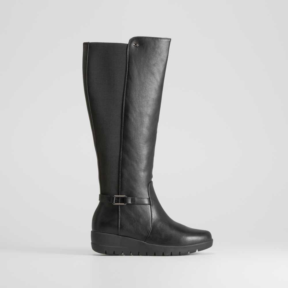 Bota cuña negra de COMFEET - Talla: 41