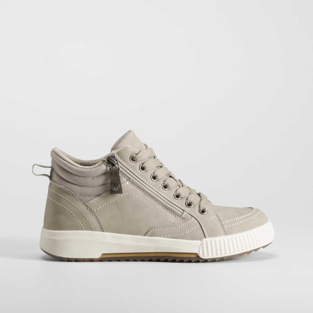 Botín plano cordones beige SENDA ROAD - Talla: 41