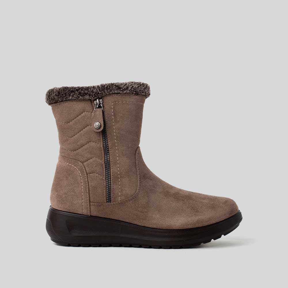 Botín pelo taupe MYSOFT - Talla: 40