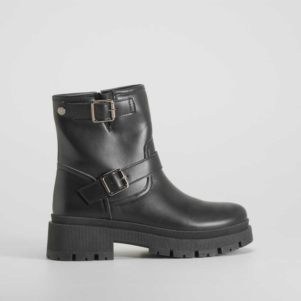 Botín motero negro NYC - Talla: 41