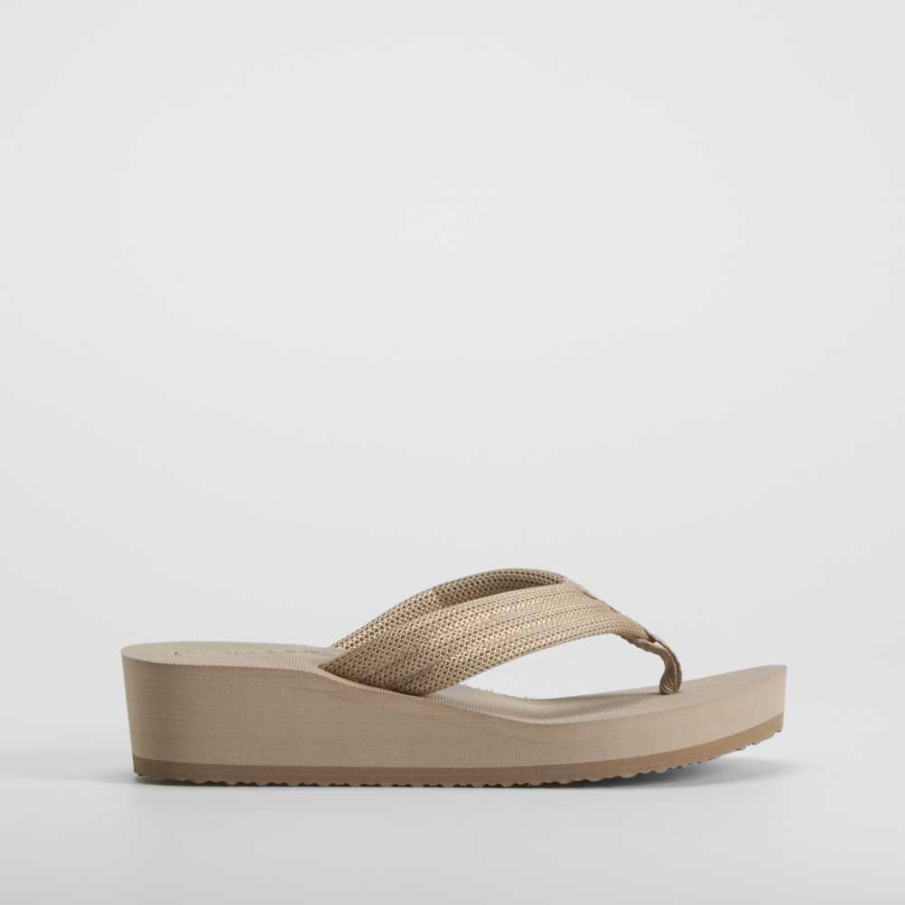 Chancla de dedo de cuña beige BEPPI - Talla: 41