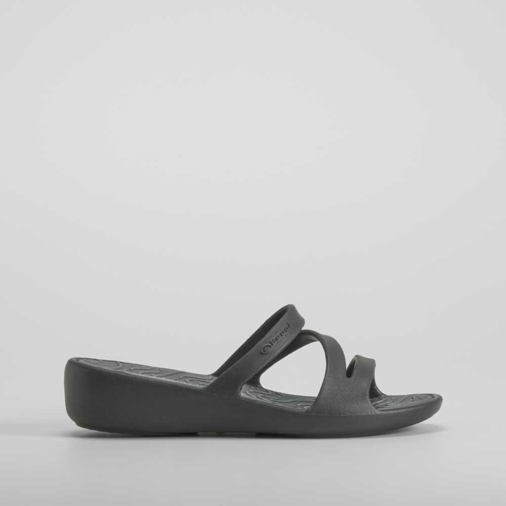 Chancla de playa de cuña negra BEPPI - Talla: 40