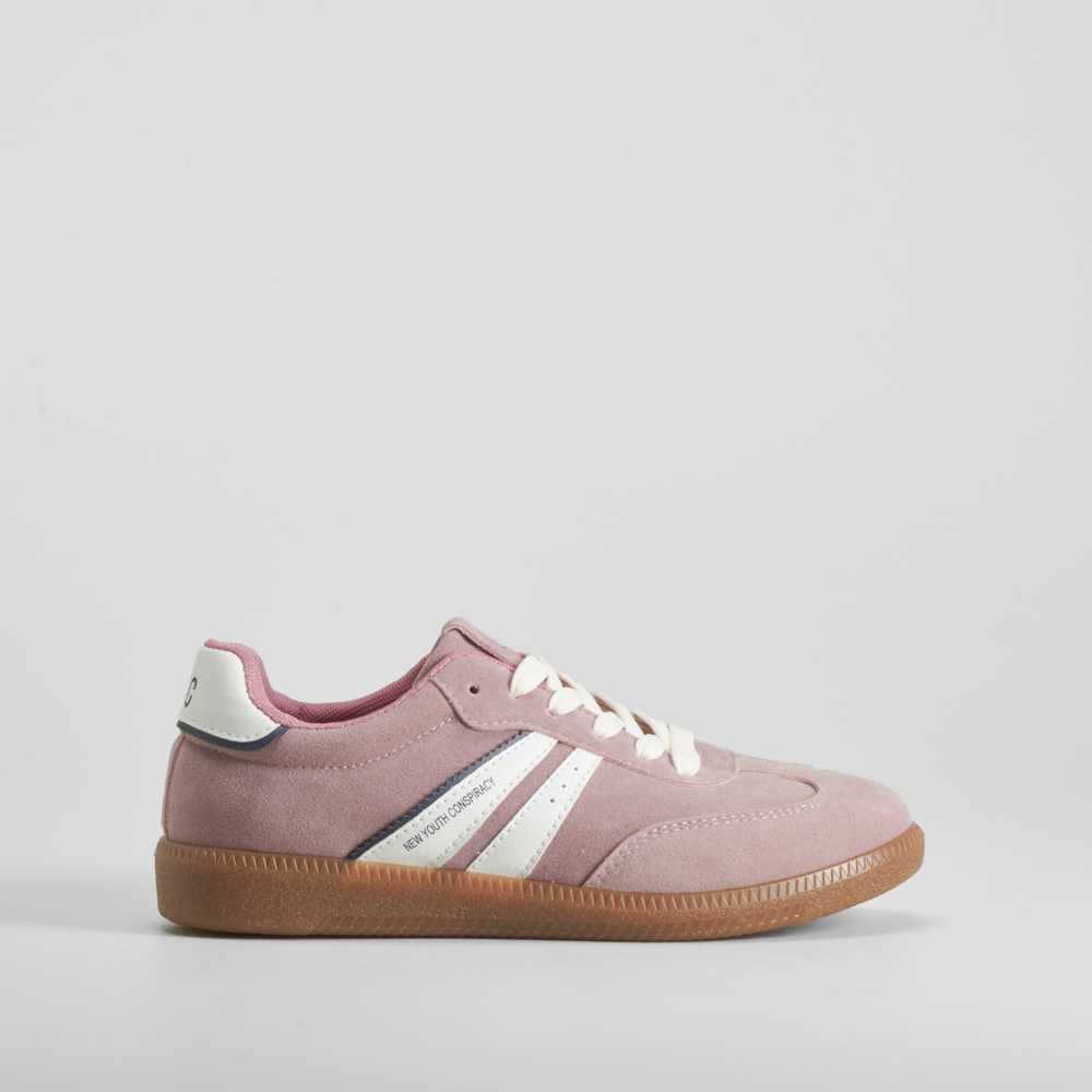 Deportiva sneaker suela caramelo rosa NYC - Talla: 41