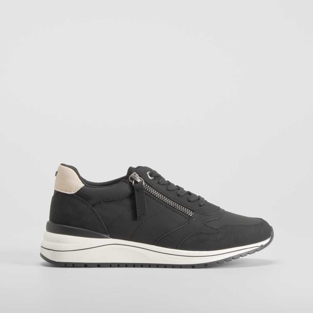 Sneaker cremallera negro COMFEET - Talla: 42