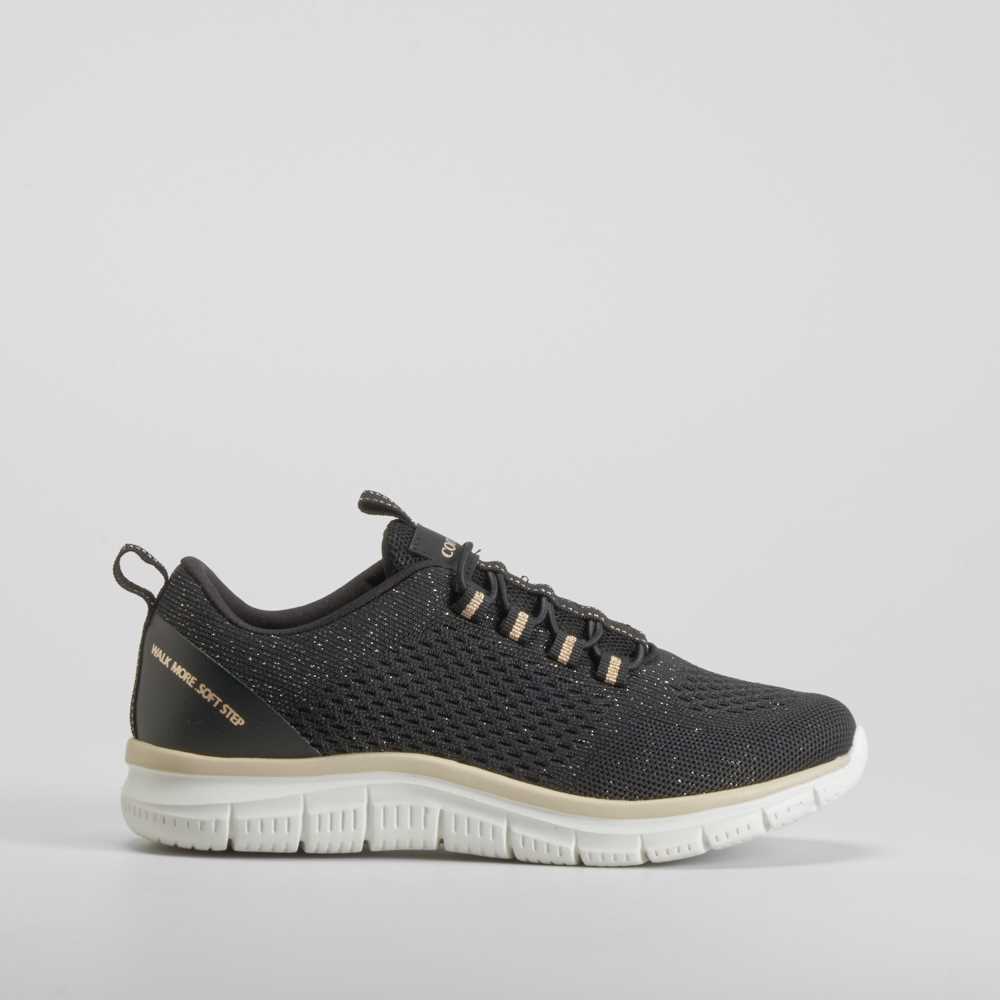 Deportiva cordón Fast Recovery negra COMFEET - Talla: 42