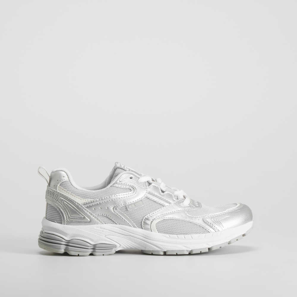 Deportiva running mesh plata NYC - Talla: 41