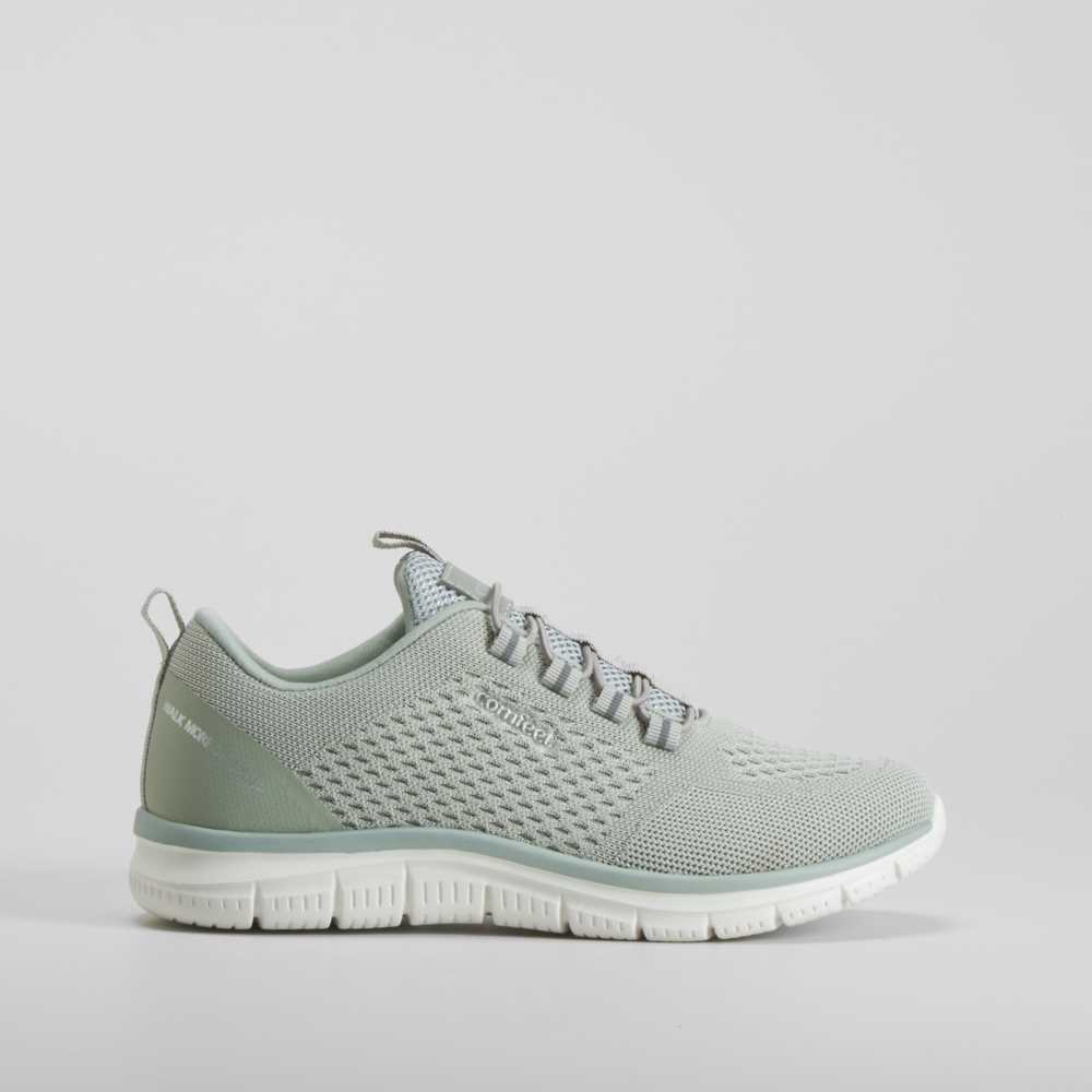 Deportiva walking verde COMFEET - Talla: 42
