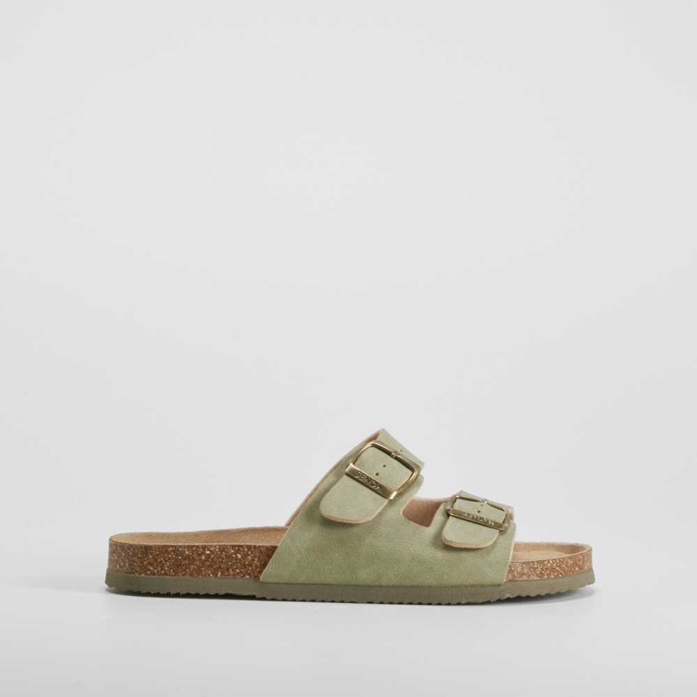 Sandalia bio hebilla verde SENDA ROAD - Talla: 41