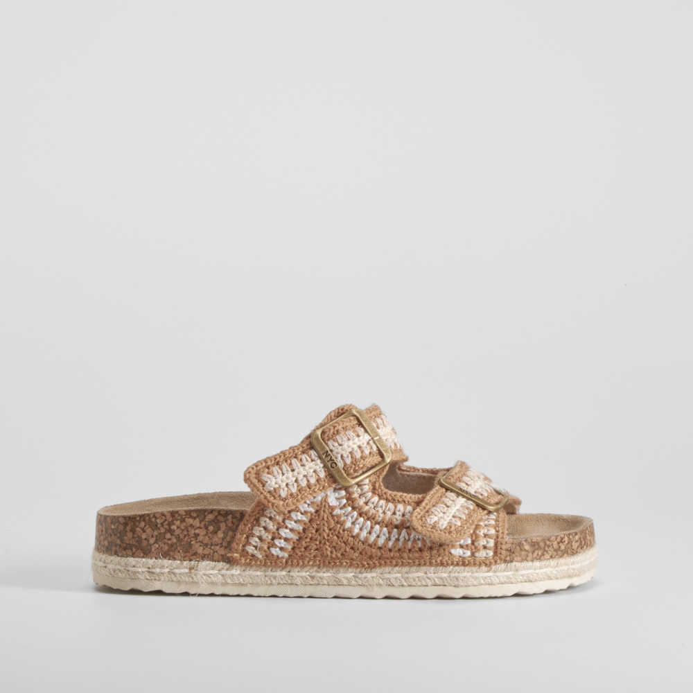 Sandalia bio punto marrón NYC - Talla: 39