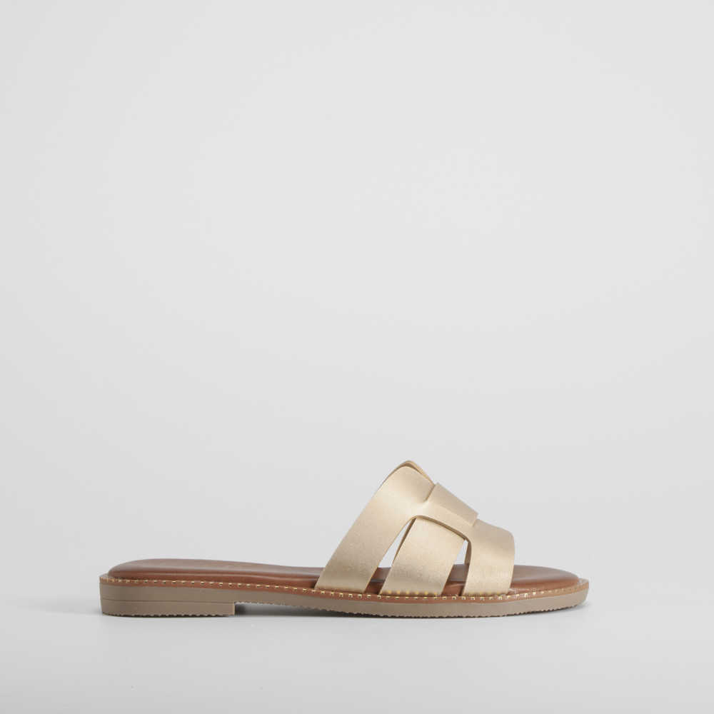 Sandalia plana pala oro PICCOLA PIU - Talla: 41