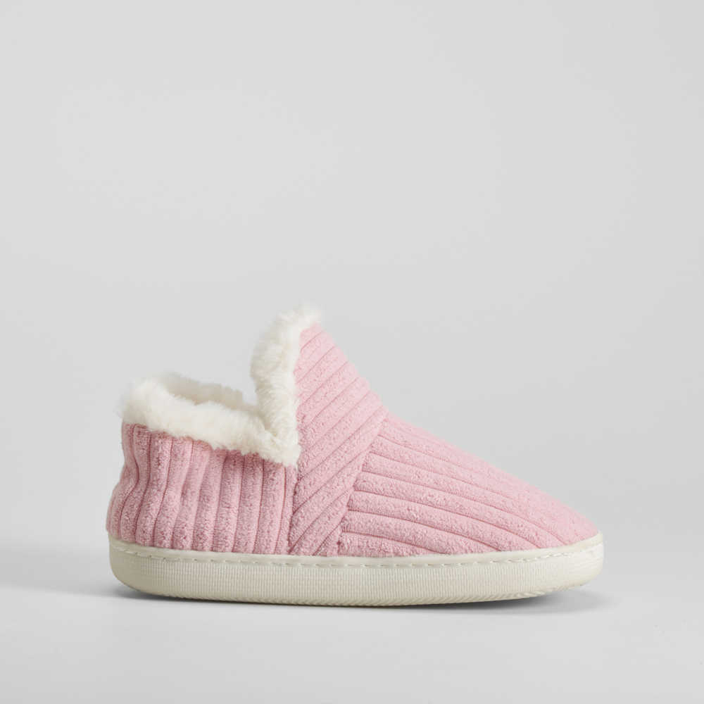 Zapatilla botín pana rosa OLYNE - Talla: 40/41