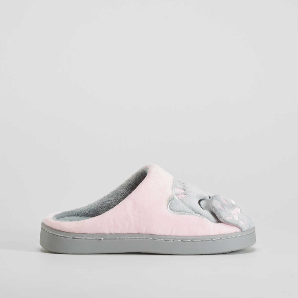 Zapatilla casa gato rosa OLYNE - Talla: 42/43