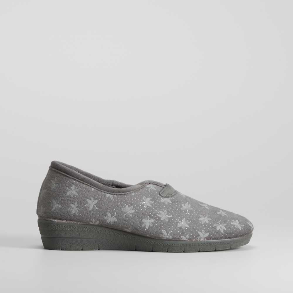 Zapatilla casa cerrada gris OLYNE - Talla: 40