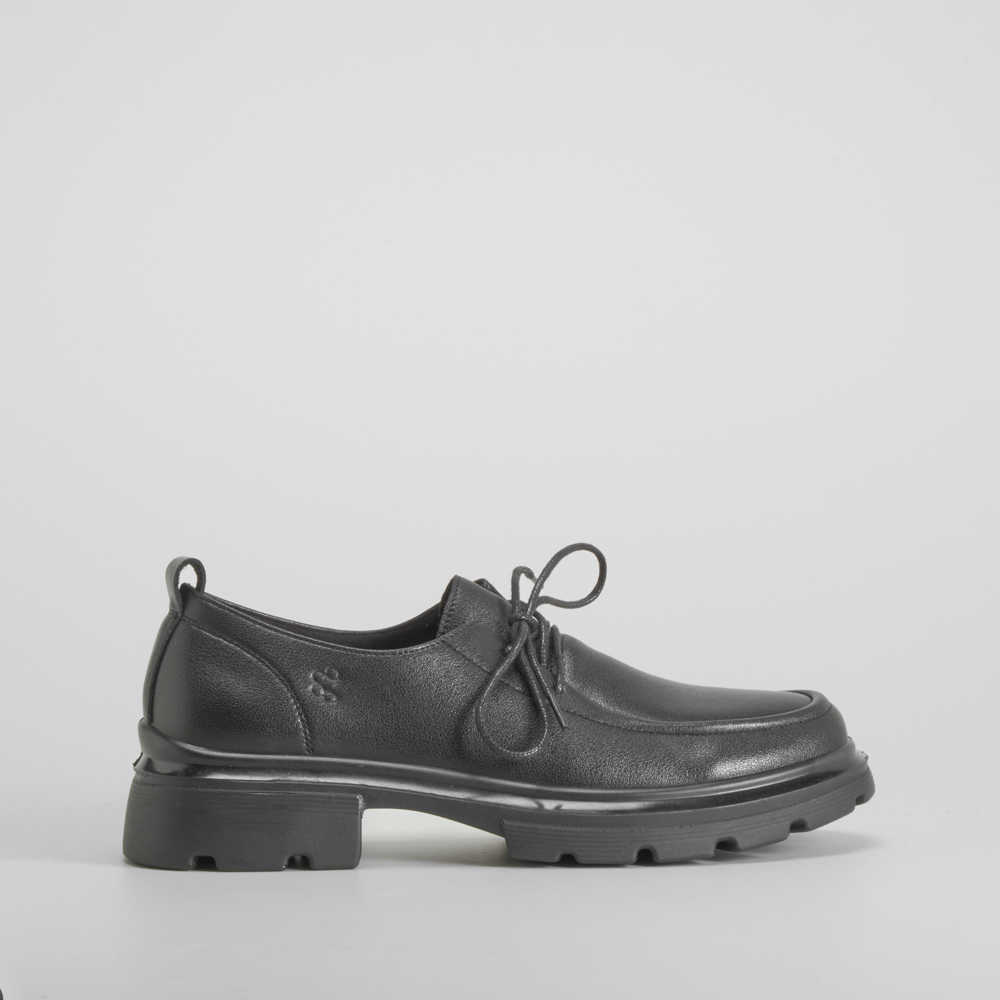Zapato chunky piel negro COMFEET - Talla: 41