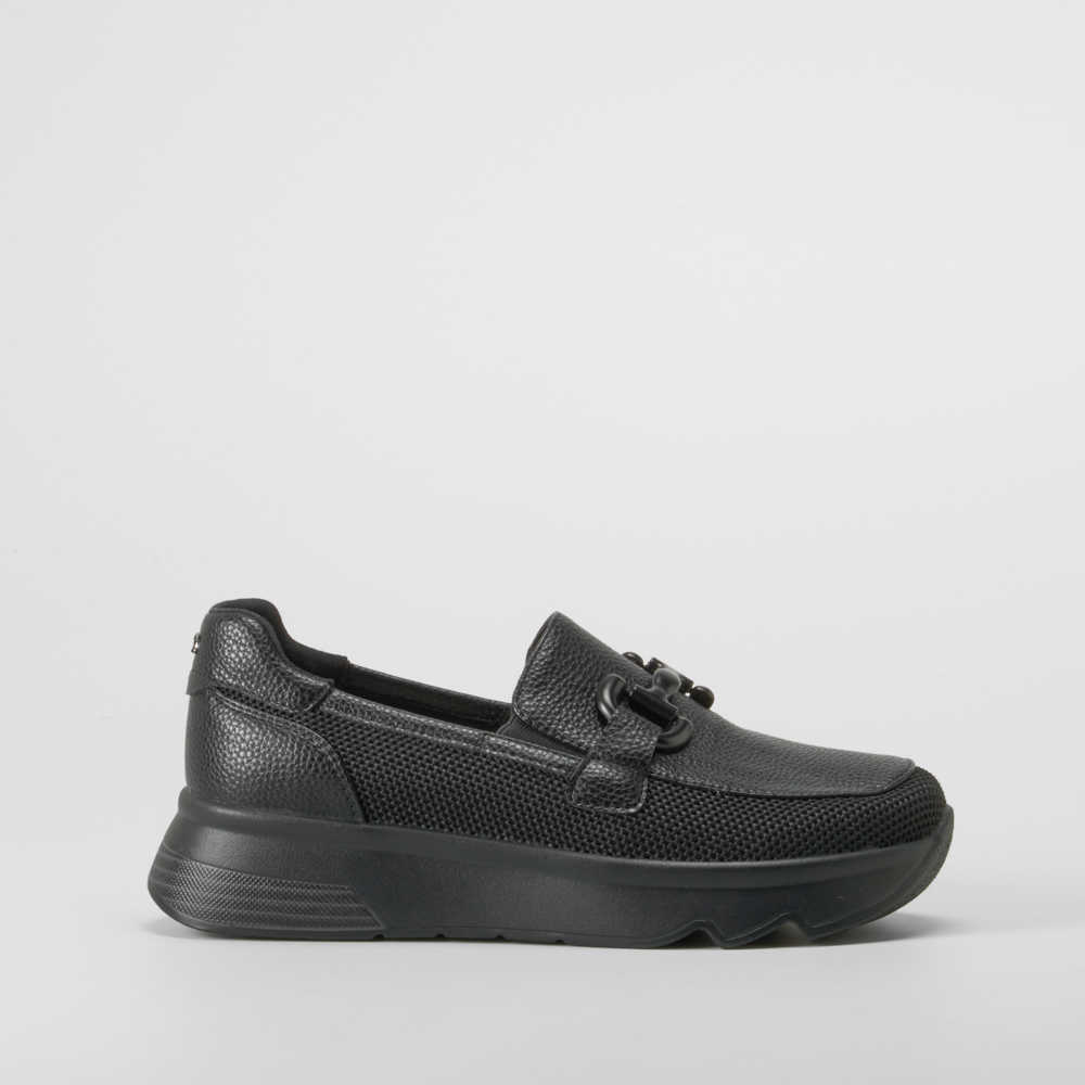 Mocasín estribo negro COMFEET - Talla: 41