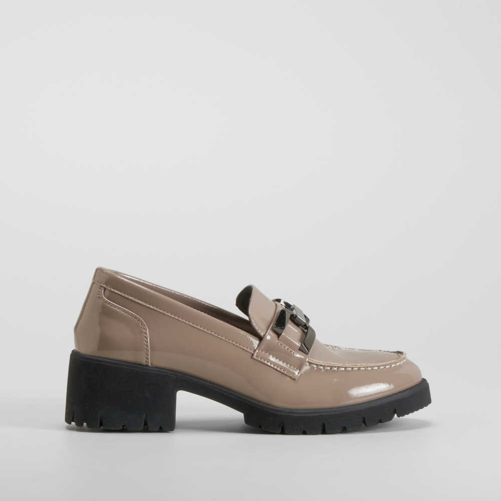 Mocasín tacón Shock Absorber taupe COMFEET - Talla: 41