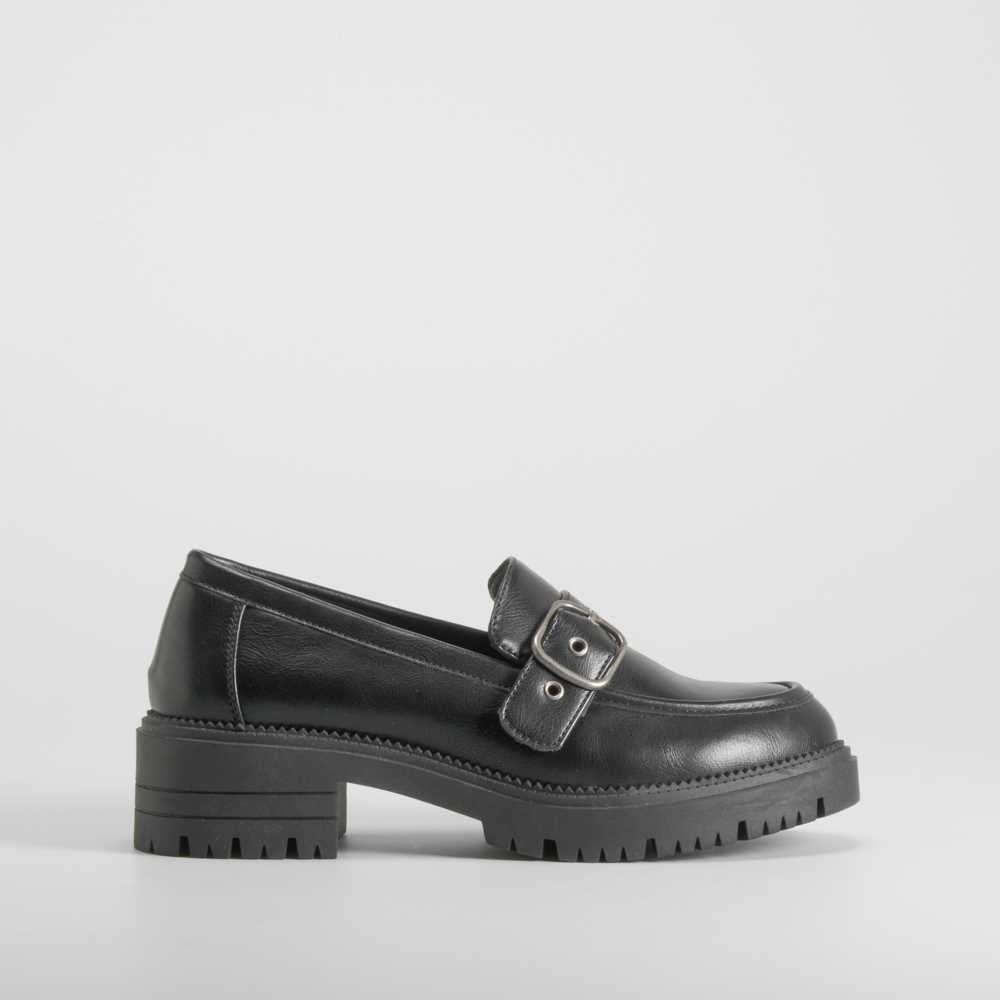 Mocasín hebilla negro NYC - Talla: 39