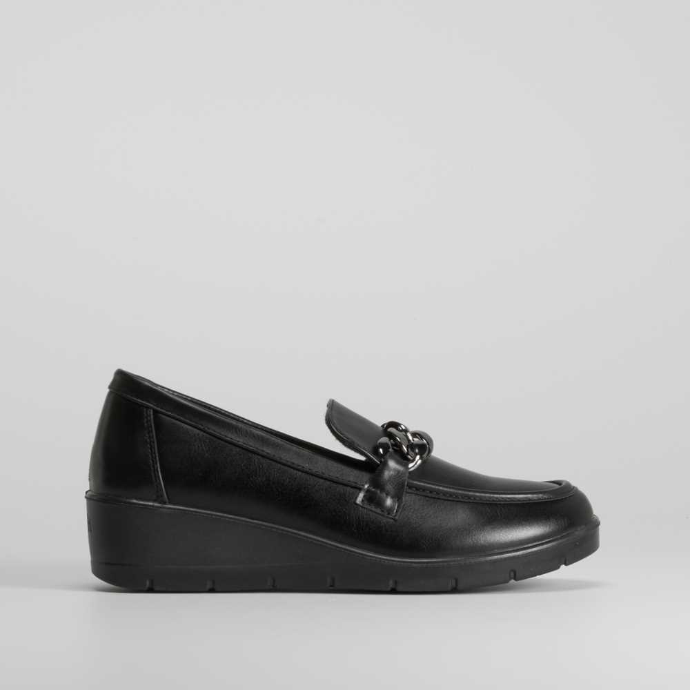 Mocasín cadena negro de COMFEET - Talla: 41