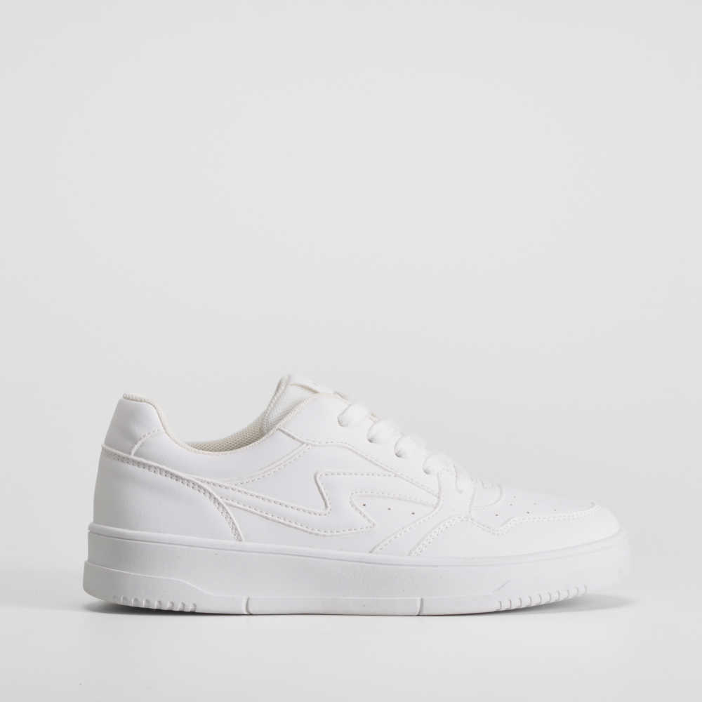 Deportiva basket low blanca SEVEN FIVE - Talla: 39