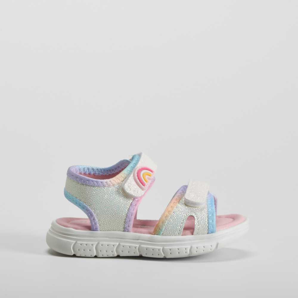 Sandalia deportiva bebé blanca BACHE - Talla: 20