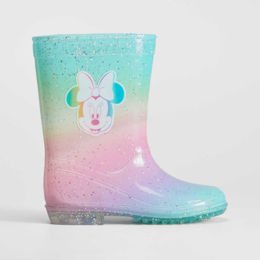 Bota de agua glitter multicolor MINNIE - Talla: 28