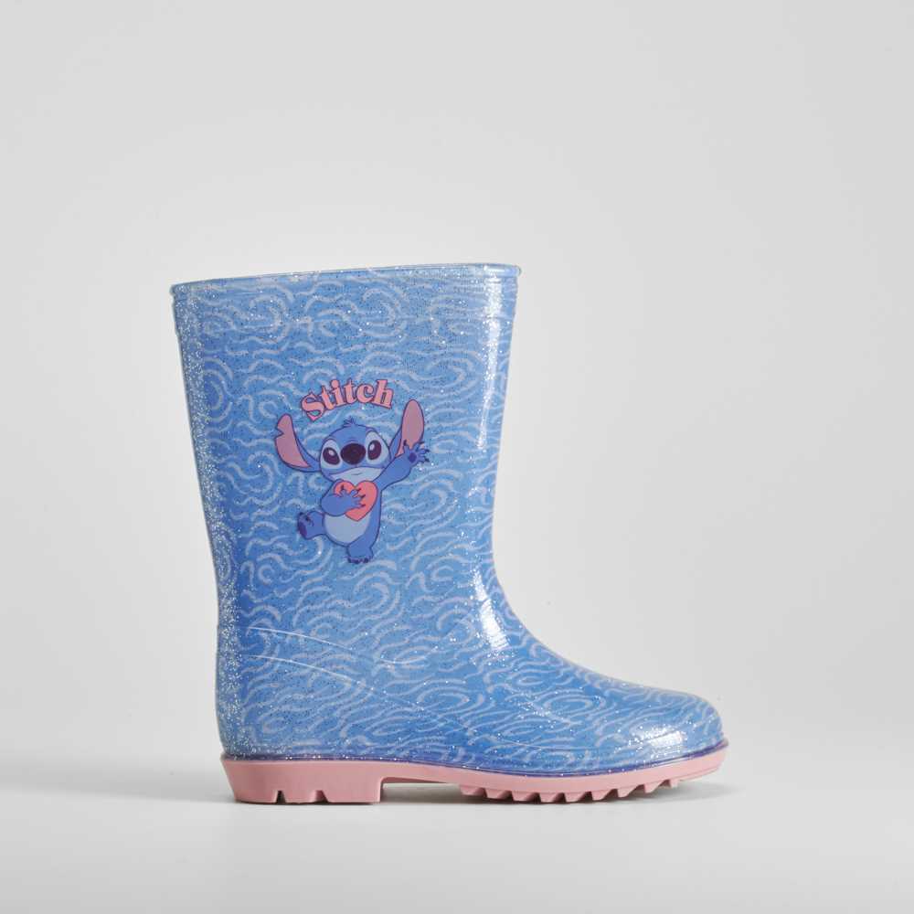 Bota de agua infantil morada STITCH - Talla: 33