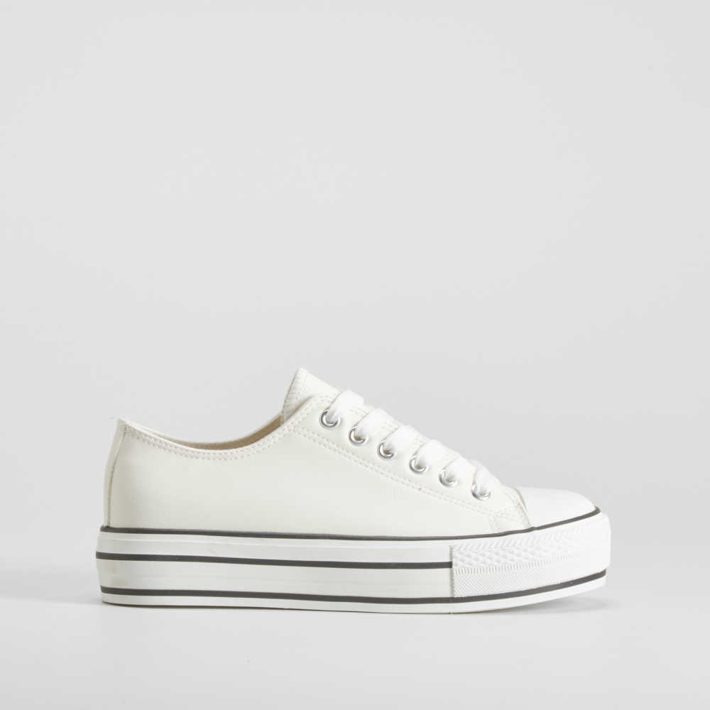 Deportiva plataforma blanca OH GIRL - Talla: 38