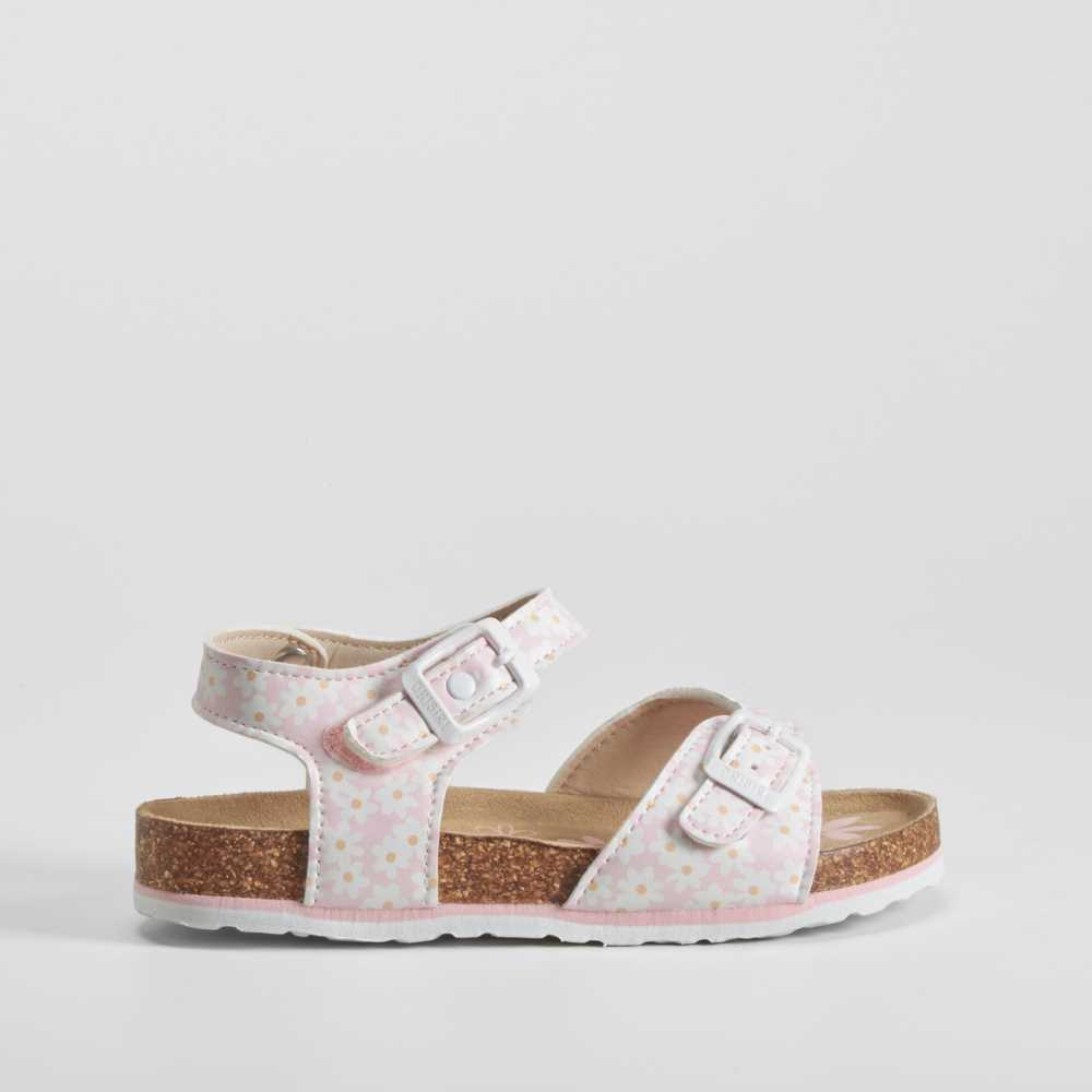 Sandalia bio flores rosa OH GIRL - Talla: 26