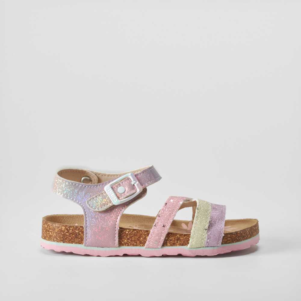 Sandalia bio con tiras multicolor OH GIRL - Talla: 29