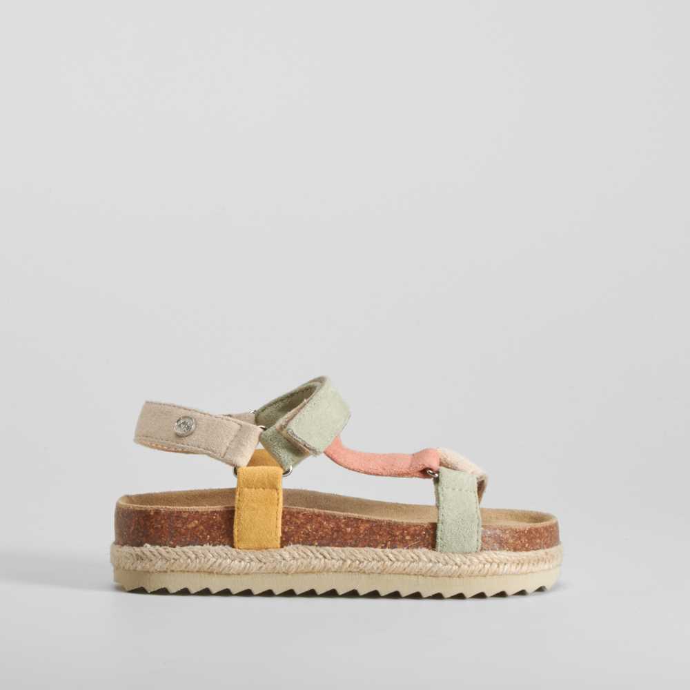 Sandalia bio yute beige XTI - Talla: 31