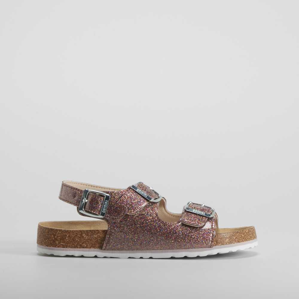 Sandalia bio con hebillas multicolor OH GIRL - Talla: 35