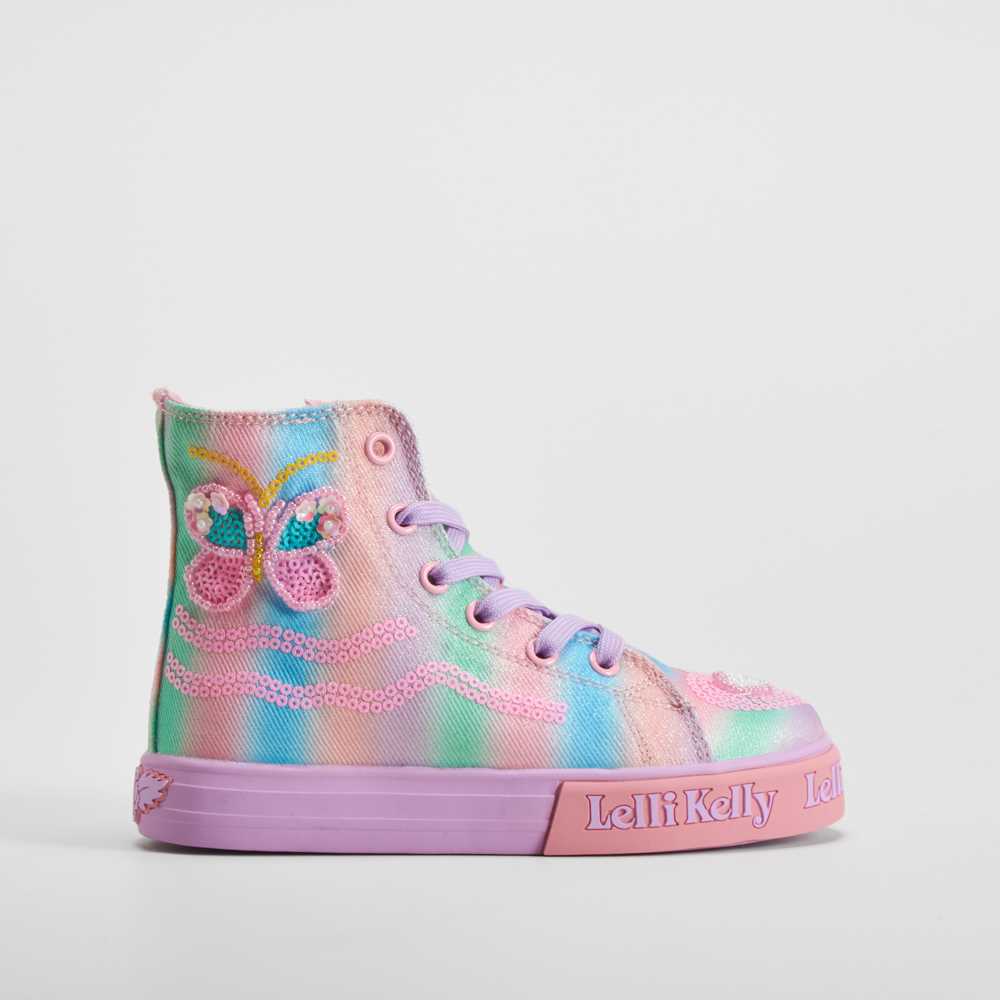 Zapatilla alta lona multicolor LELLI KELLY - Talla: 30