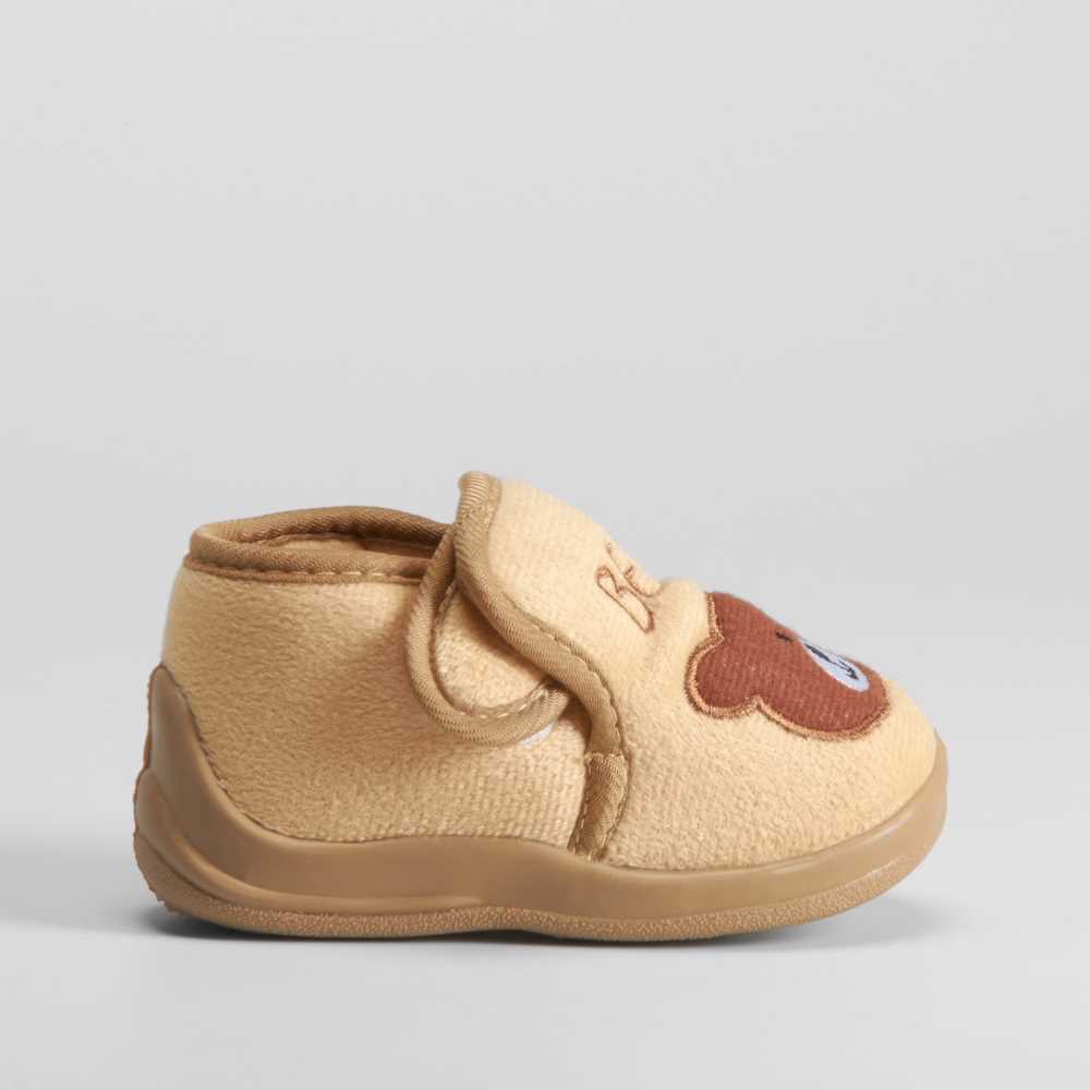 Zapatilla de casa bebé beige de OLYNE - Talla: 23