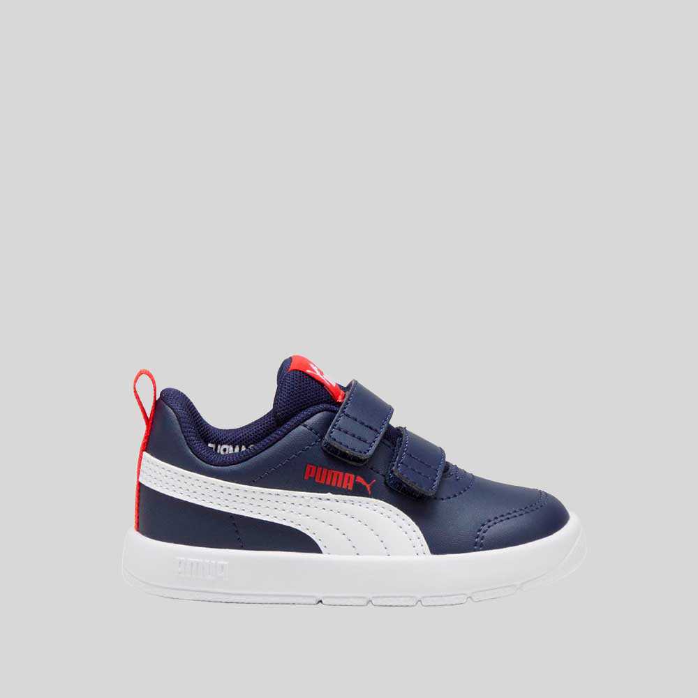 Deportiva Courtflex bebé azul marino PUMA - Talla: 27