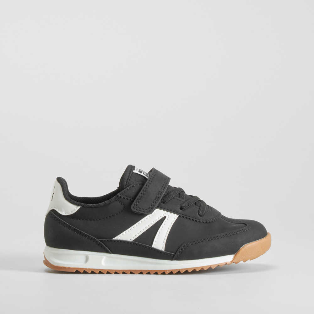 Deportiva retro velcro negra SEVEN FIVE - Talla: 32