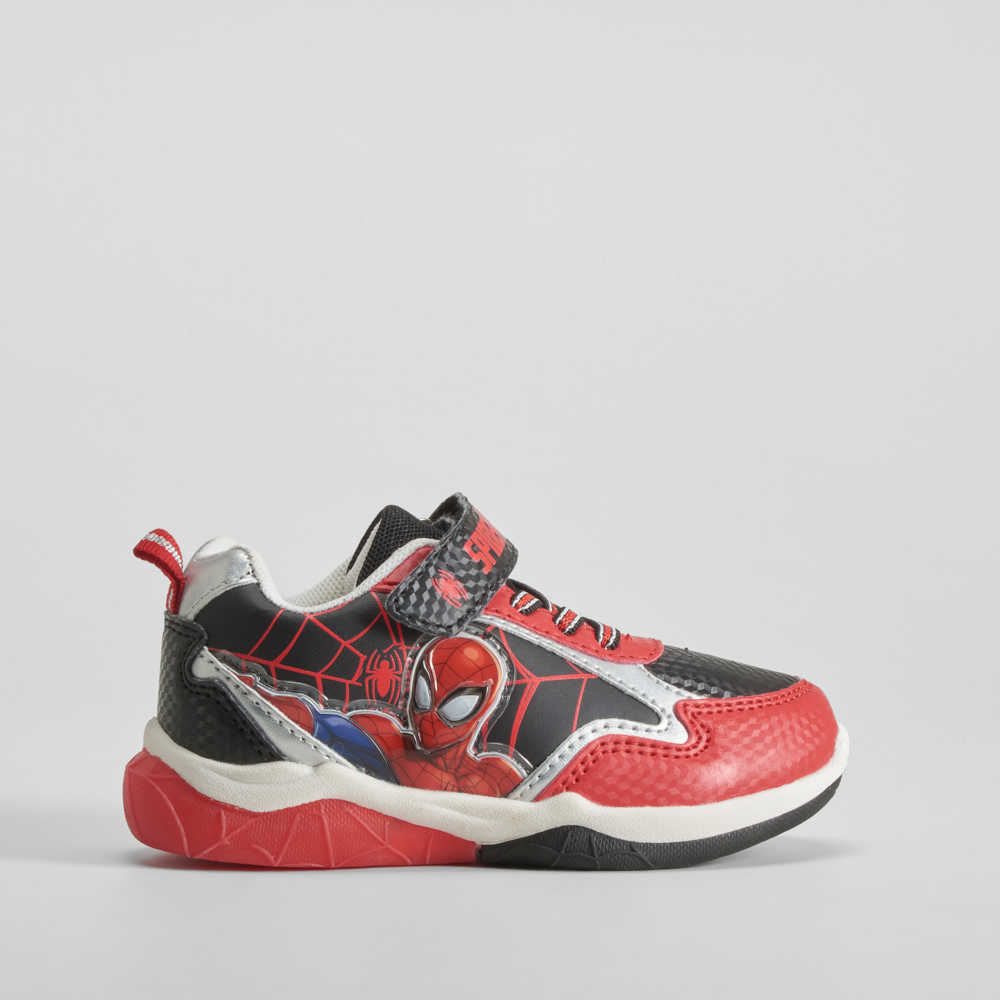 Deportiva infantil negra y roja SPIDERMAN - Talla: 32