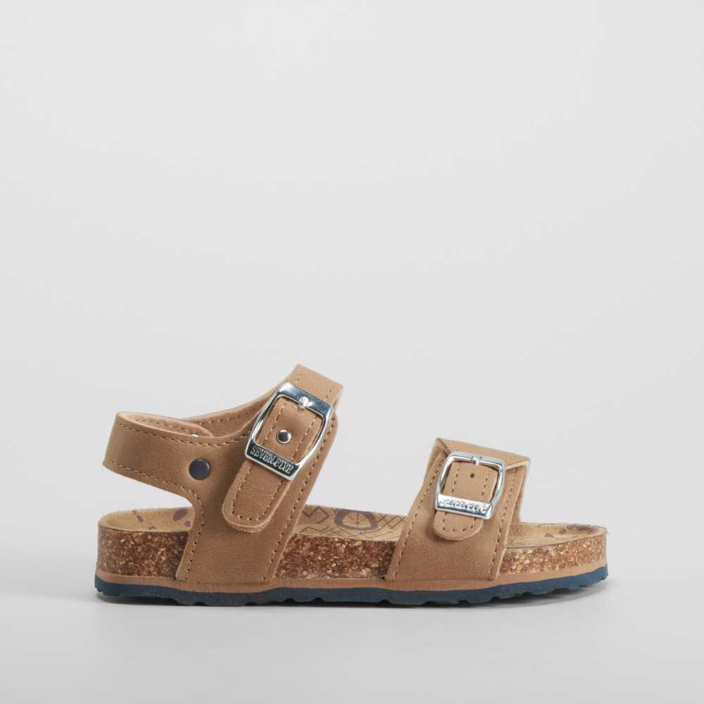 Sandalia bio infantil marrón SEVEN FIVE - Talla: 31