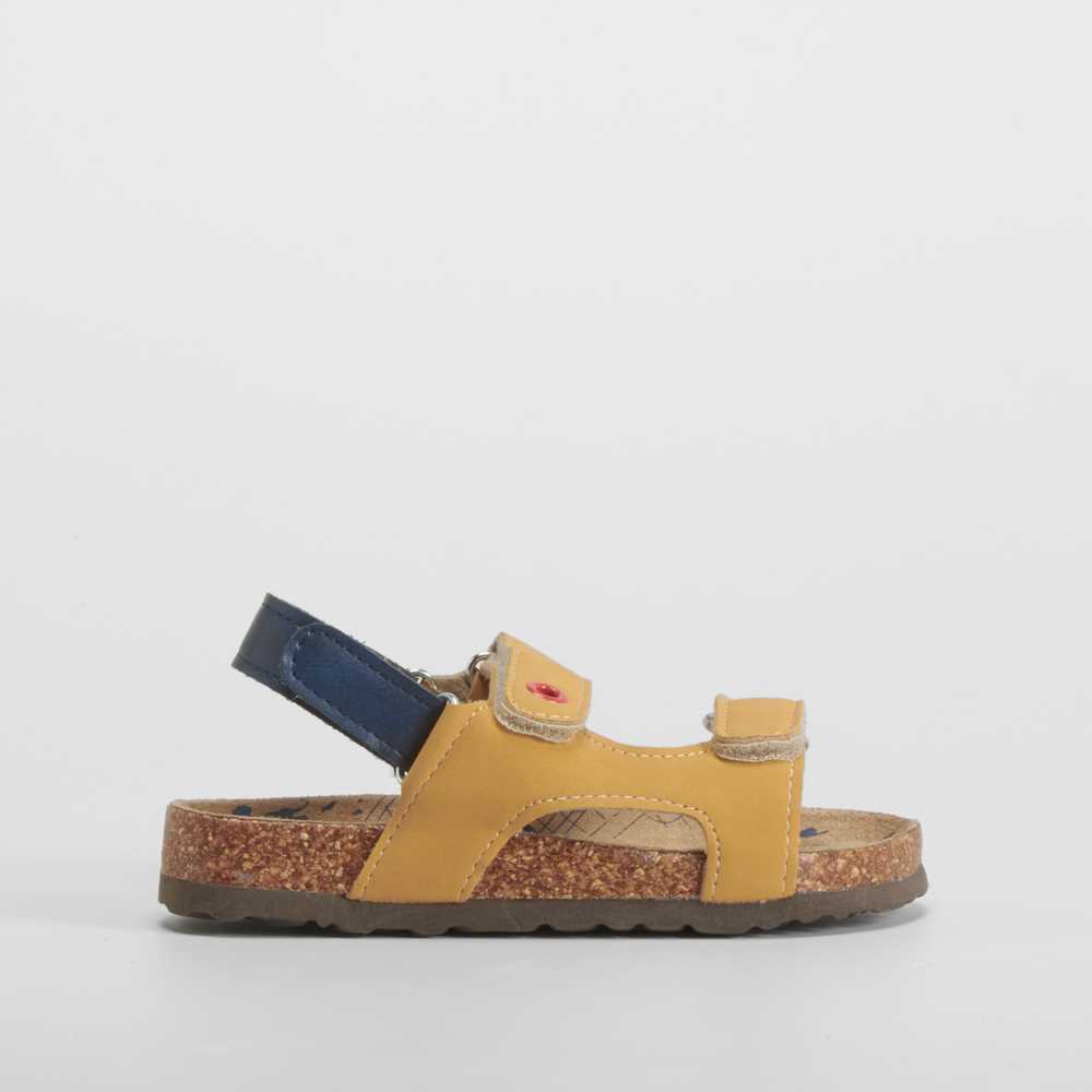 Sandalia bio amarillo mostaza SEVEN FIVE - Talla: 32