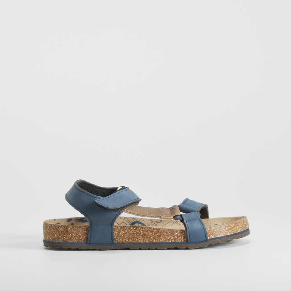 Sandalia bio azul SEVEN FIVE - Talla: 39