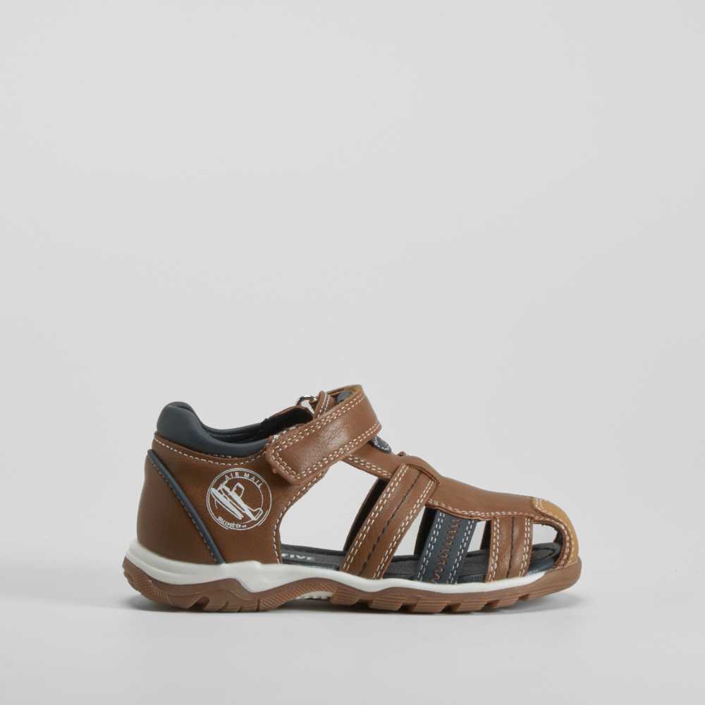 Sandalia vestir infantil marrón SEVEN FIVE - Talla: 26